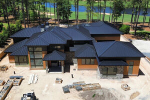 Residential 24-Gauge Standing Seam Roof_Custom Chimney Caps_Pinehurst-2