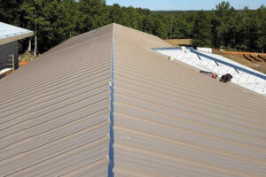clamshell-standing-seam-commercial-roof-wake-forest-nc